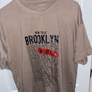 Shein Brooklyn oversized t-shirt